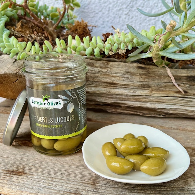 Grüne Lucques-Oliven, Barnier Olives, 125g - NEU