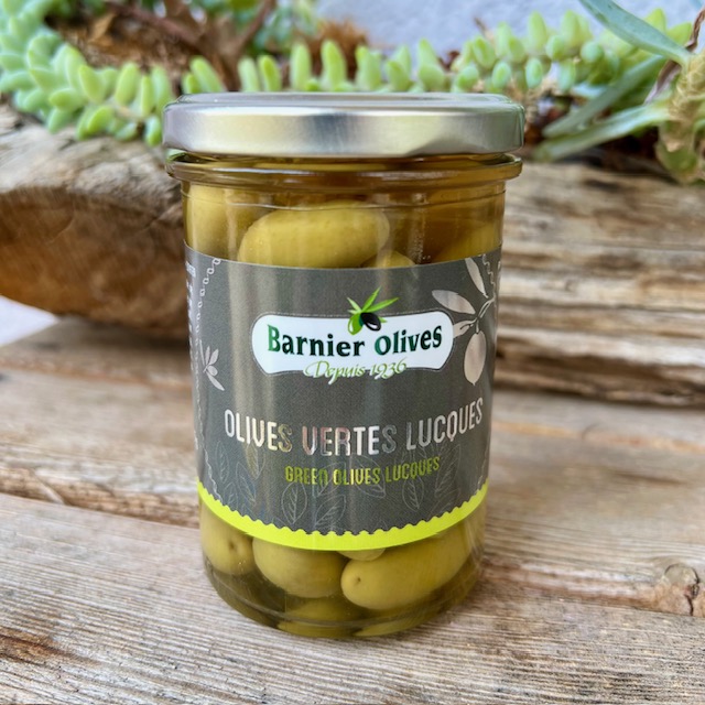 Grüne Lucques-Oliven, Barnier Olives, 125g - NEU