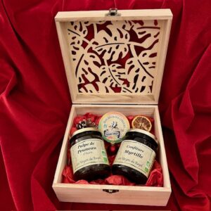 Bio-Präsentkiste "Spécialités Bio" - 20x20x9,5 cm - NEU!