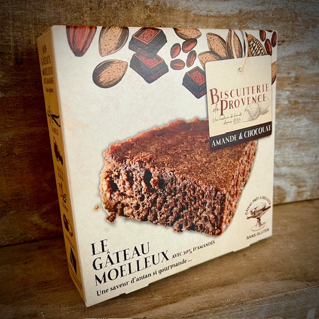 Mandelkuchen mit Schokolade, glutenfrei, Biscuiterie de Provence, 240g