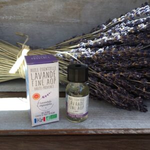 Ätherisches Bio-Lavendelöl + Etui, Les Bouquets du Ventoux, Tropfvorrichtung 15ml