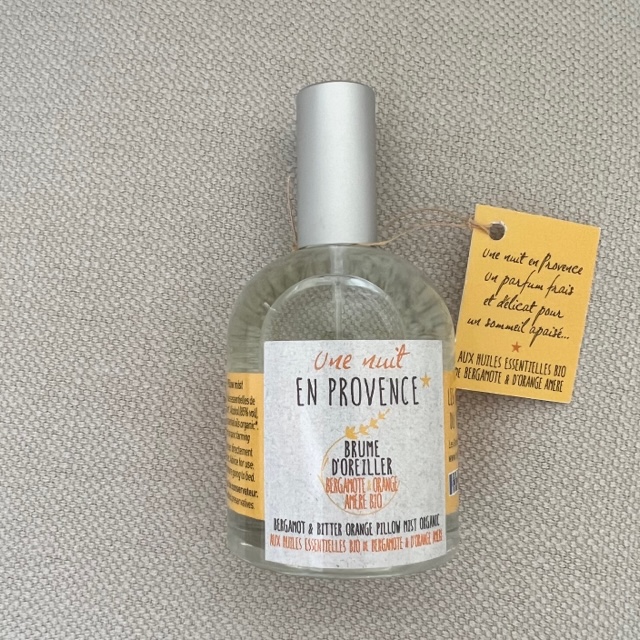 Bio-Bergamotte&Bitterorange-Spray für das Kopfkissen (Brume d'Oreiller), Les Bouquets du Ventoux, 50ml