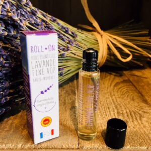 Roll-on mit Bio-Lavendelöl AOP im Etui, Les Bouquets du Ventoux, 5ml
