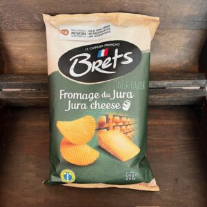 Kartoffelchips mit Comté-Käse aus dem Jura, geriffelt, Brets, 125g - NEU !