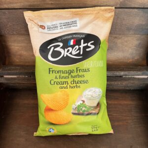 Kartoffelchips mit Kräuter-Frischkäse, geriffelt, Brets, 125g - NEU !