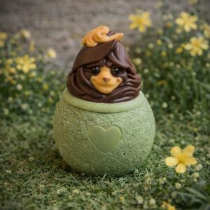 Schokolade zu Ostern, Küken "Poussin" mit Pulli, Le Comptoir de Mathilde, 80g