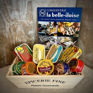 Präsentkiste "Bretagne", Feinkost mit Fischvariationen, Größe M