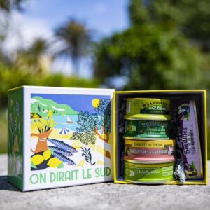 Geschenkbox "On dirait le sud" mit 5 köstlichen Fischvariationen, la belle-iloise