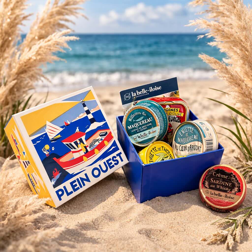 Geschenkbox "Plein Ouest" mit 5 köstlichen Fischvariationen, la belle-iloise
