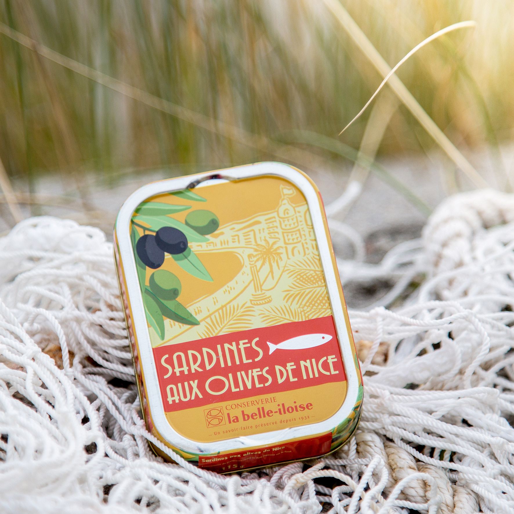 Sardinen mit Nizza-Oliven, la belle-iloise, 115g