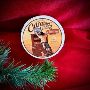 La Maison d'Armorine_Mini-Camembertbox mit gesalzenen Karamellbonbons_50g_2