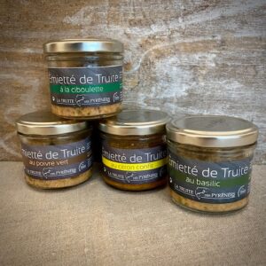 La Truite des Pyrénées-Forellen Emiette Sortiment