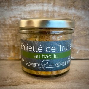 Forellen-Rillette mit Basilikum, La Truite des Pyrénées, 90g