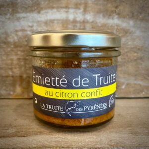 Forellen-Rillette mit kandierter Zitrone, La Truite des Pyrénées, 90g