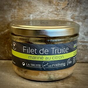 Forellen-Filet mit Zitrone und Pfeffer mariniert, La Truite des Pyrénées, 180g