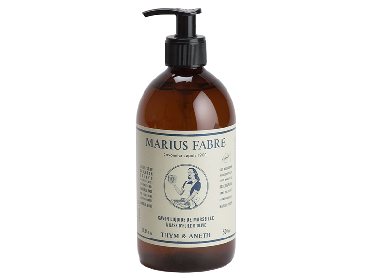 Flüssigseife mit Olivenöl, Thymian und Dill, Marius Fabre, 500ml