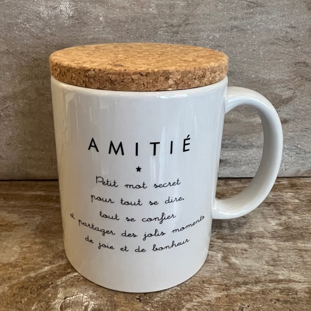 Keramikbecher "amitié", Marcel & Lily, 325 ml