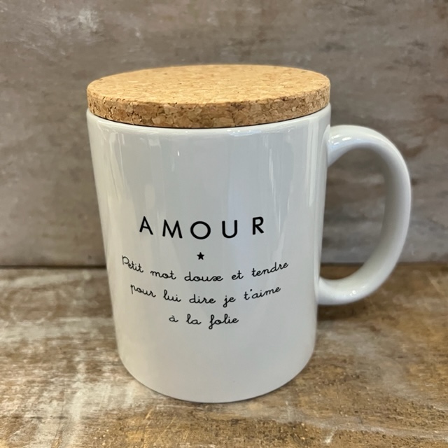 Keramikbecher "amour", Marcel & Lily, 325 ml