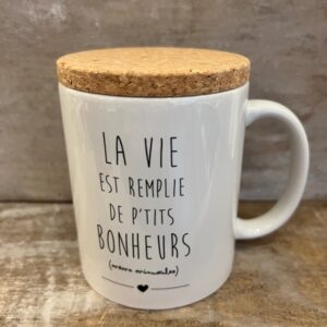 Keramikbecher "p'tits bonheurs", Marcel & Lily, 325 ml
