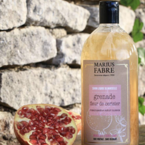 Flüssigseife mit Olivenöl (Nachfüllflasche), Granatapfel & Kirschblüte, Marius Fabre, 1L