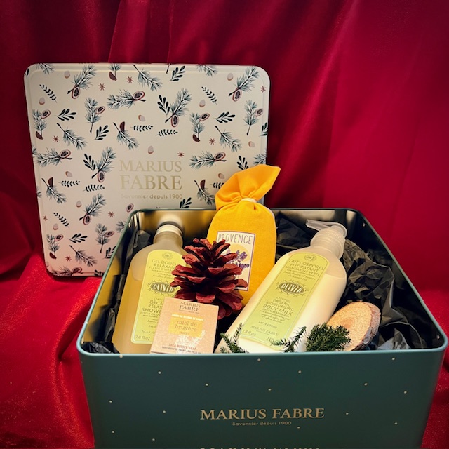 Geschenkbox "Rêve" mit Bio-Kosmetik, Marius Fabre, 23x21,5x9cm