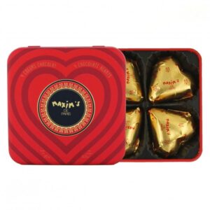 Pralinenherzen in kleiner Metallbox, Motiv 2, Maxim's de Paris, 22g