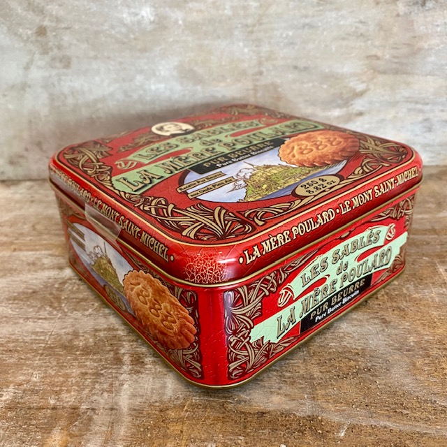 Butterkekse mit nostalgischer Metallbox "Les sablés", La Mère Poulard, 250g