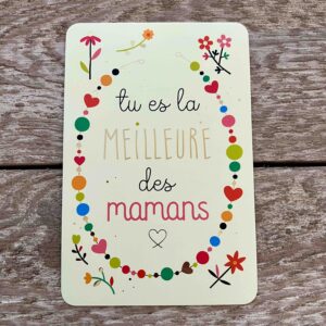Postkarten "Du bist die Beste aller Mütter", Les Éditions de Mai, 15x10cm