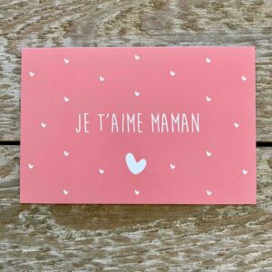 Postkarten "Ich liebe Dich Mama", Les Éditions de Mai, 15x10cm