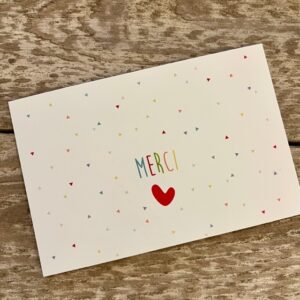 Postkarten "Dankeschön", Les Éditions de Mai, 15x10cm