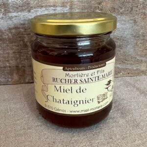 Kastanienhonig aus den Pyräneen, flüssig bis cremig, Rucher Sainte-Marie, 250g