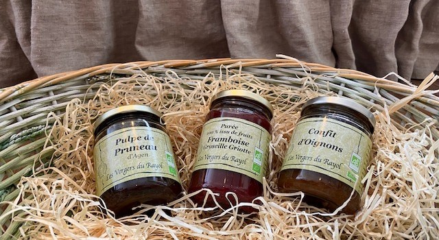 SF-Bio-Pflaumenmus, Bio-Fruchtpüree, Bio-Zwiebelconfit