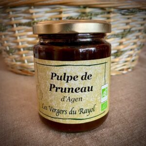 Bio-Pflaumenmus aus Agen, ohne Zusatz von Zucker, Les Vergers du Rayol, 270g