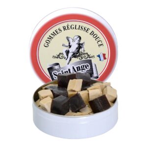 Bonbon mit Lakritz in schöner Metalldose, Bonbon France, 50g