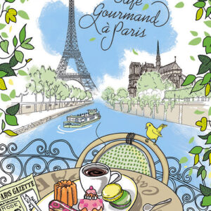 Geschirrtuch "Café gourmand", Winkler, 48x72 cm