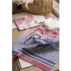 Winkler-Geschirrtuch-Cocorico Jacquard-Ambiance