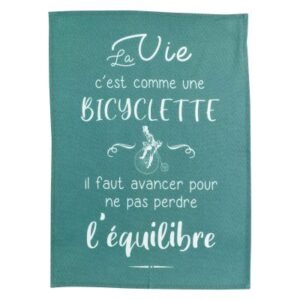 Geschirrtuch "Bicyclette", Winkler, 50x70cm - NEU !